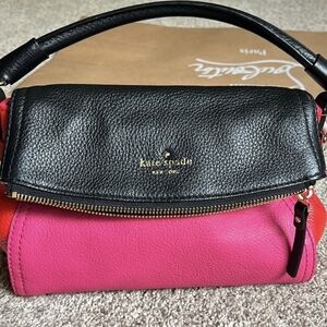 Kate Spade Black and Pink Shoulder Bag